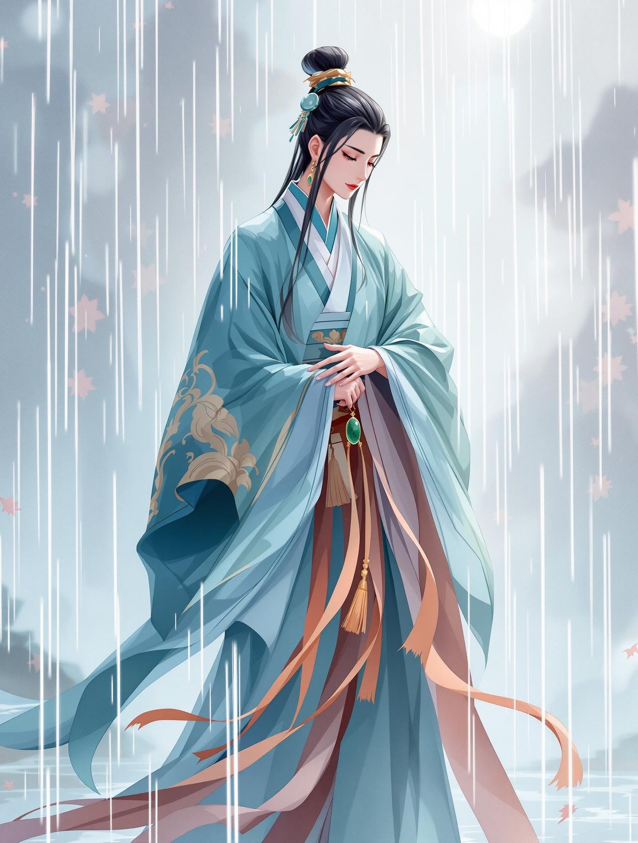 爱动漫 - 青衫烟雨录，一袭青衫，半城烟雨，红尘万丈不及你回眸一瞬